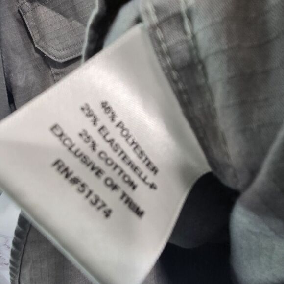 Carhartt Shirt Mens XL Short Sleeve Button Up Gray Collared Work Mechanic Shop - Picture 10 of 15